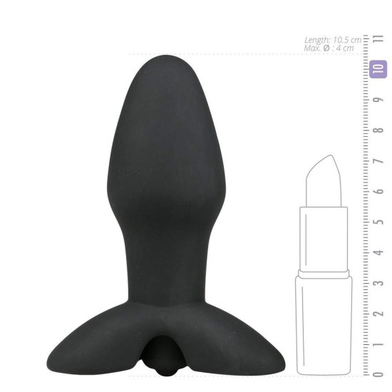 Δονούμενη Σφήνα Πρωκτού - Dark Joy Vibrating Silicone Buttplug Sex Toys 
