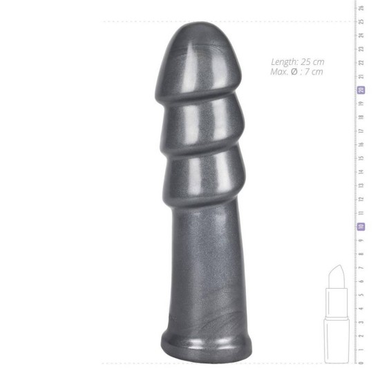 Μεγάλο Πρωκτικό Ομοίωμα B-10 Warhead Anal Dildo Gun Metal Sex Toys 