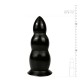 Anal Dildo With Suction Cup Black 23cm Sex Toys