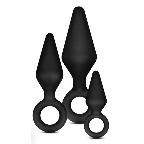 Πρωκτικές Σφήνες Σιλικόνης - Anal Adventures Platinum Loop Plug Kit Sex Toys 