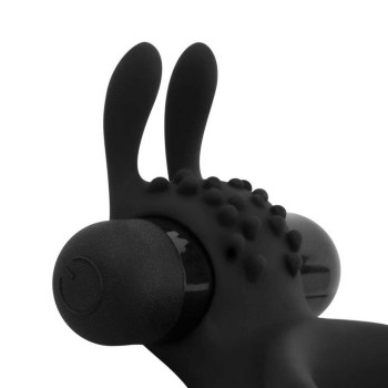 Share Double Vibrating Ring With Rabbit Ears