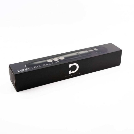 Ισχυρή Συσκευή Μασάζ - Doxy Die Cast 3R Wand Vibrator Black Sex Toys 