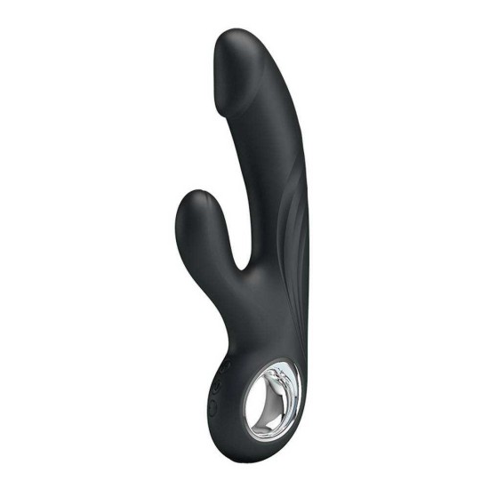 Ισχυρός Διπλός Δονητής - Selene Rechargeable Rabbit Vibrator Black Sex Toys 