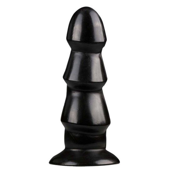Black Anal Dildo With Ridges Sex Toys