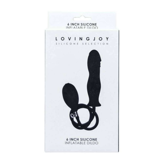 Ρεαλιστικό Φουσκωτό Πέος - Loving Joy Silicone Inflatable Dildo 15cm Sex Toys 