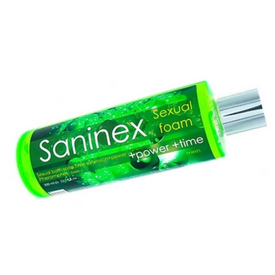 Αφρόλουτρο Με Φερομόνες - Saninex Sexual Foam Power & Time 300ml Sex & Ομορφιά 