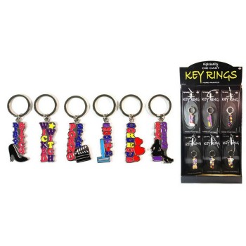 Sexy Keyrings Multicolour 1pc