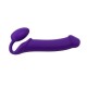 Διπλό Ομοίωμα Χωρίς Ζώνη - Strapless Bendable Strap On Purple Medium Sex Toys 