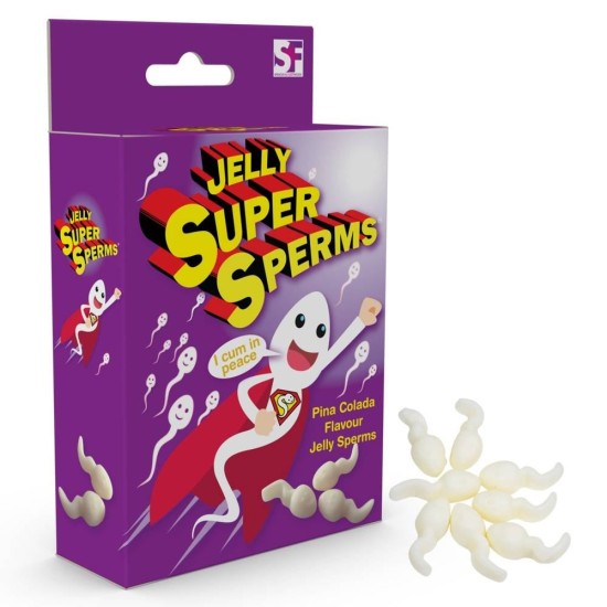 Ζελεδάκια Με Σχήμα Σπερματοζωάρια - Jelly Super Sperms 120gr Sex Toys 