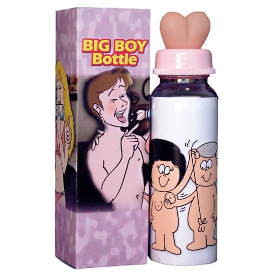 Μπιμπερό Με Πιπίλα Στήθος - Big Boy Bottle With Breast Sex Toys 