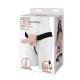 Rechargeable Strap On With Balls Βeige 15cm Sex Toys