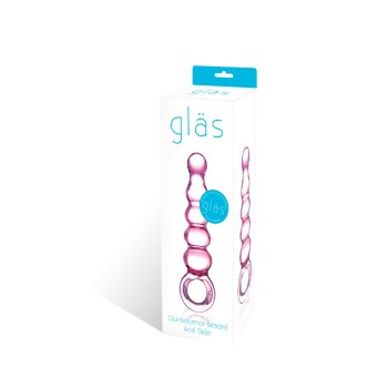 Γυάλινες Πρωκτικές Μπίλιες - Quintessence Beaded Glass Anal Slider Pink 19cm