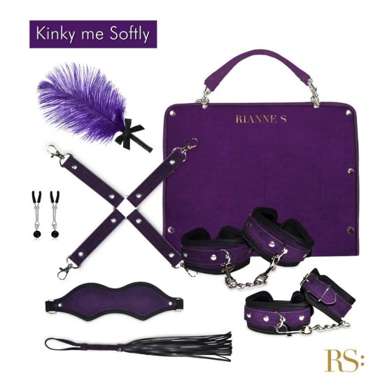 Σετ Με Φετιχιστικά Αξεσουάρ - Kinky Me Softly Fetish Set Purple Fetish Toys 