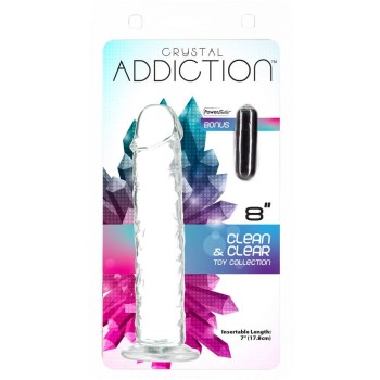 Διάφανο Ρεαλιστικό Πέος - Addiction Clean & Clear Realistic Dong 20cm