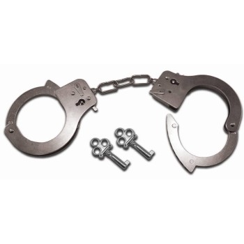 Μεταλλικές Χειροπέδες Με Ασφάλεια - Sex & Mischief Classic Metal Handcuffs