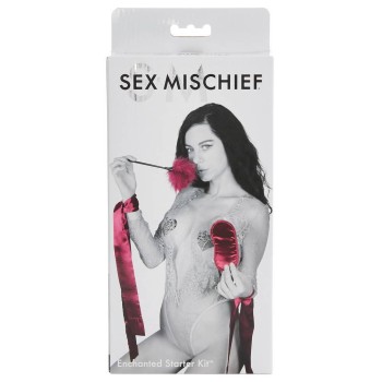 Χειροπέδες Με Μαντήλι Και Μάσκα - Sex & Mischief Enchanted Starter Kit