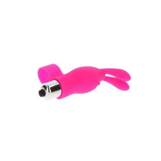 Δονητής Δάχτυλου Κουνελάκι - Bunny Pleaser Finger Vibrator Pink Sex Toys 