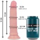 Liquid Silicone Avenger Realistic Dong 19cm Sex Toys