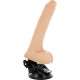 Realistic Vibrator Remote Control Flesh 19cm Sex Toys