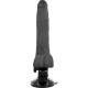 Ρεαλιστικός Δονητής Με Βάση - Realistic Vibrator Remote Control Black 20cm Sex Toys 