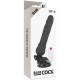 Δονητής Με Βάση Χωρίς Όρχεις - Realistic Vibrator Remote Control Black 19.5cm Sex Toys 