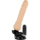 Δονητής Με Βάση Χωρίς Όρχεις - Realistic Vibrator Remote Control Flesh 19.5cm Sex Toys 