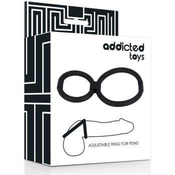 Διπλό Δαχτυλίδι Για Πέος Και Όρχεις - Addicted Toys Adjustable Ring For Penis