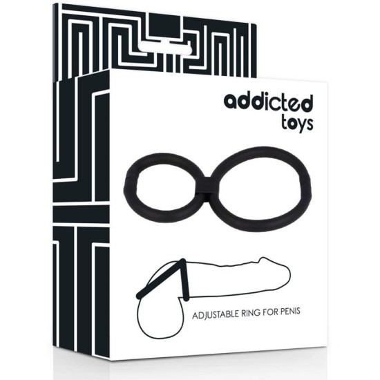 Διπλό Δαχτυλίδι Για Πέος Και Όρχεις - Addicted Toys Adjustable Ring For Penis Sex Toys 
