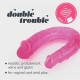 Double Trouble Double Head Dildo Pink 27cm Sex Toys