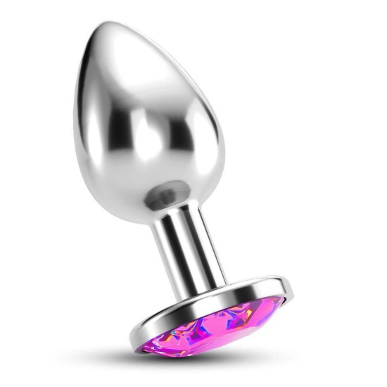 Μεταλλική Σφήνα Με Κόσμημα - Bijou Anal Jewel Plug Medium Pink Sex Toys 