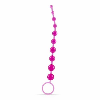 Crushious 10 Bead Anal Chain Pink