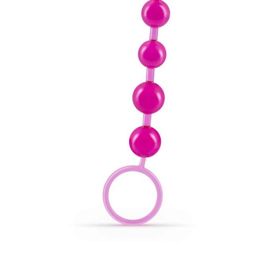 Πρωκτικές Μπίλιες - Crushious 10 Bead Anal Chain Pink Sex Toys 