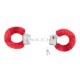 Crushious Furry Handcuffs Red Fetish Toys 