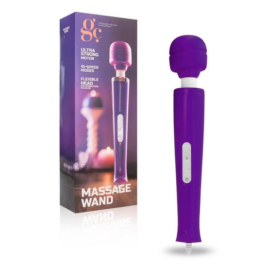 Συσκευή Μασάζ Ισχυρής Δόνησης - GC Massage Wand Purple Sex Toys 