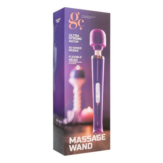 Συσκευή Μασάζ Ισχυρής Δόνησης - GC Massage Wand Purple Sex Toys 