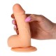 Ρεαλιστικό Πέος Με Βεντούζα – Water Sensation Realistic Dildo Vanilla 13cm Sex Toys 