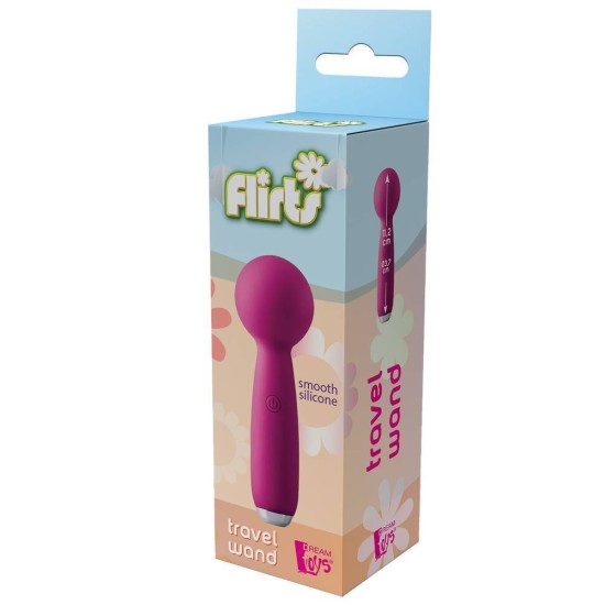 Επαναφορτιζόμενος Μίνι Δονητής - Flirts Travel Wand Pink 11cm Sex Toys 