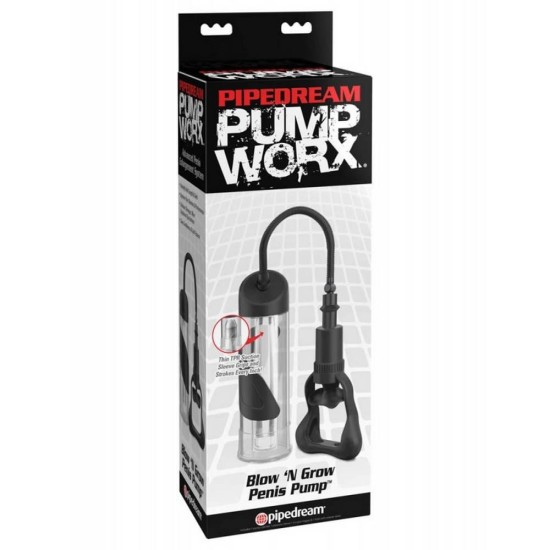 Blow N Grow Penis Pump Black Sex Toys