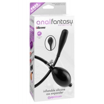 Inflatable Silicone Ass Expander Black