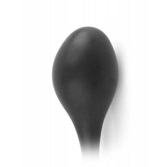 Inflatable Silicone Ass Expander Black Sex Toys