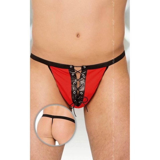 Σέξι Στρινγκ Με Χιαστί Κόκκινο - Softline Mens Thongs 4508 Red Sexy Δώρα 