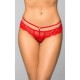 Crotchless G String With Lace 2475 Red Erotic Lingerie 