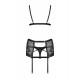Σέτ Ερωτικά Εσώρουχα - Blanita Bra With Garter Belt & Thong  Ερωτικά Εσώρουχα 