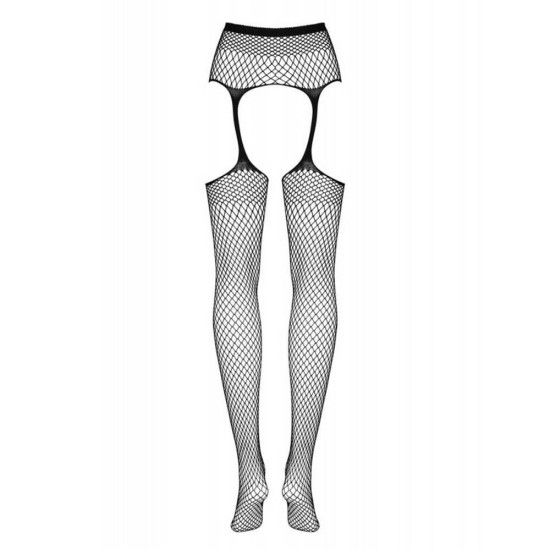 Διχτυωτές Κάλτσες Ζαρτιέρες - S815 Garter Stockings Black Ερωτικά Εσώρουχα 
