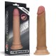 Μαλακό Πέος Σιλικόνης - Dual Layered Platinum Silicone Cock Brown 18cm Sex Toys 