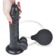 Ρεαλιστικό Πέος Εκσπερμάτισης - Squirt Extreme Dildo Black 22cm Sex Toys 