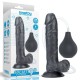 Squirt Extreme Dildo Black 22cm Sex Toys