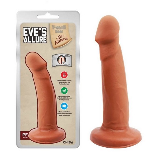 Eve's Allure Soft Realistic Dildo Latin 18cm Sex Toys