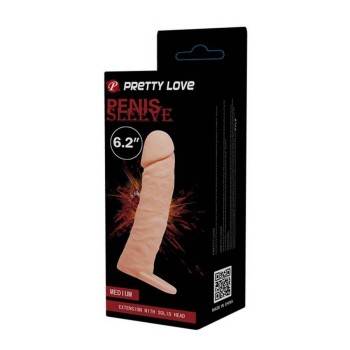 Ρεαλιστικό Κάλυμμα Επέκτασης Πέους - Pretty Love Penis Sleeve Medium