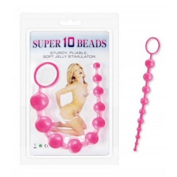 Πρωκτικές Μπίλιες - Charmly Anal 10 Beads Pink